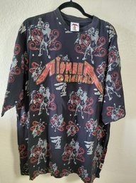 Vintage Miskeen Originals All-over Print Graphic T-shirt 3XL