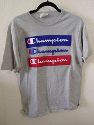 Champion Reverse Weave Graphic Tee Medium