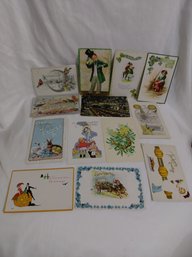 Vintage Holiday Postcards Some With Stamps