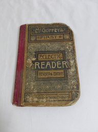 1879 Hardcover Copy Of McGuffey's First Eclectic Reader (Revised Edition)