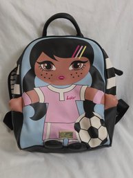 Playful Luv Betsey Johnson Soccer Girl Backpack