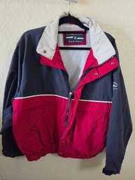 Members Only Mariner Red Blue Streetwear High End Fashion Jacket LG