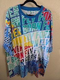 Born Fly Forever All Over Print T-Shirt 4xl