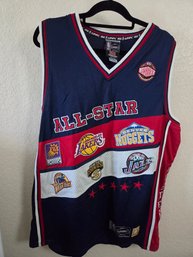 Vintage 2004 NBA All-Star Game Western Conference UNK Jersey Featuring Embroidered Team Logos 2XL