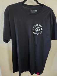 Troll Co. Clothing 'Dirty Hands Clean Money' Graphic T-shirt NWT Large