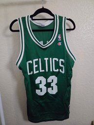 Vintage 1990s Champion Larry Bird Boston Celtics Jersey 44