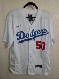 Los Angeles Dodgers Home Jersey For Player Mookie Betts 48