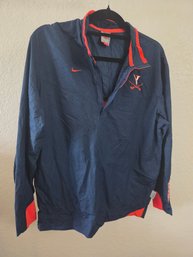 Nike Virginia Cavaliers Quarter-zip Windbreaker Small