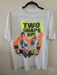 Vintage 1990 In Living Color 'Two Snaps Up!' Promotional T-shirt