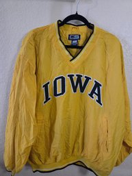 Vintage Iowa Hawkeyes Pullover Windbreaker LG