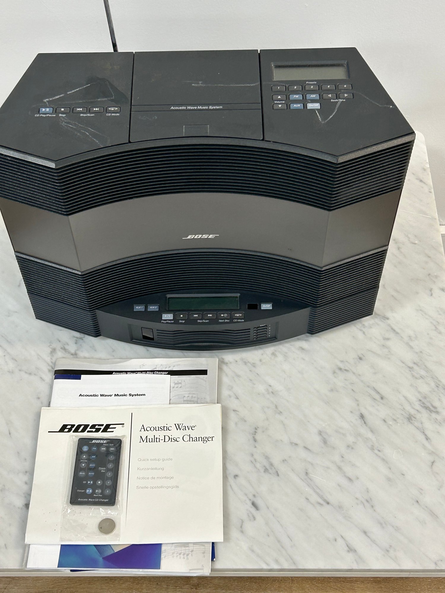 Bose Acoustic Wave Multi-disc Changer With Receiver #6820 ...