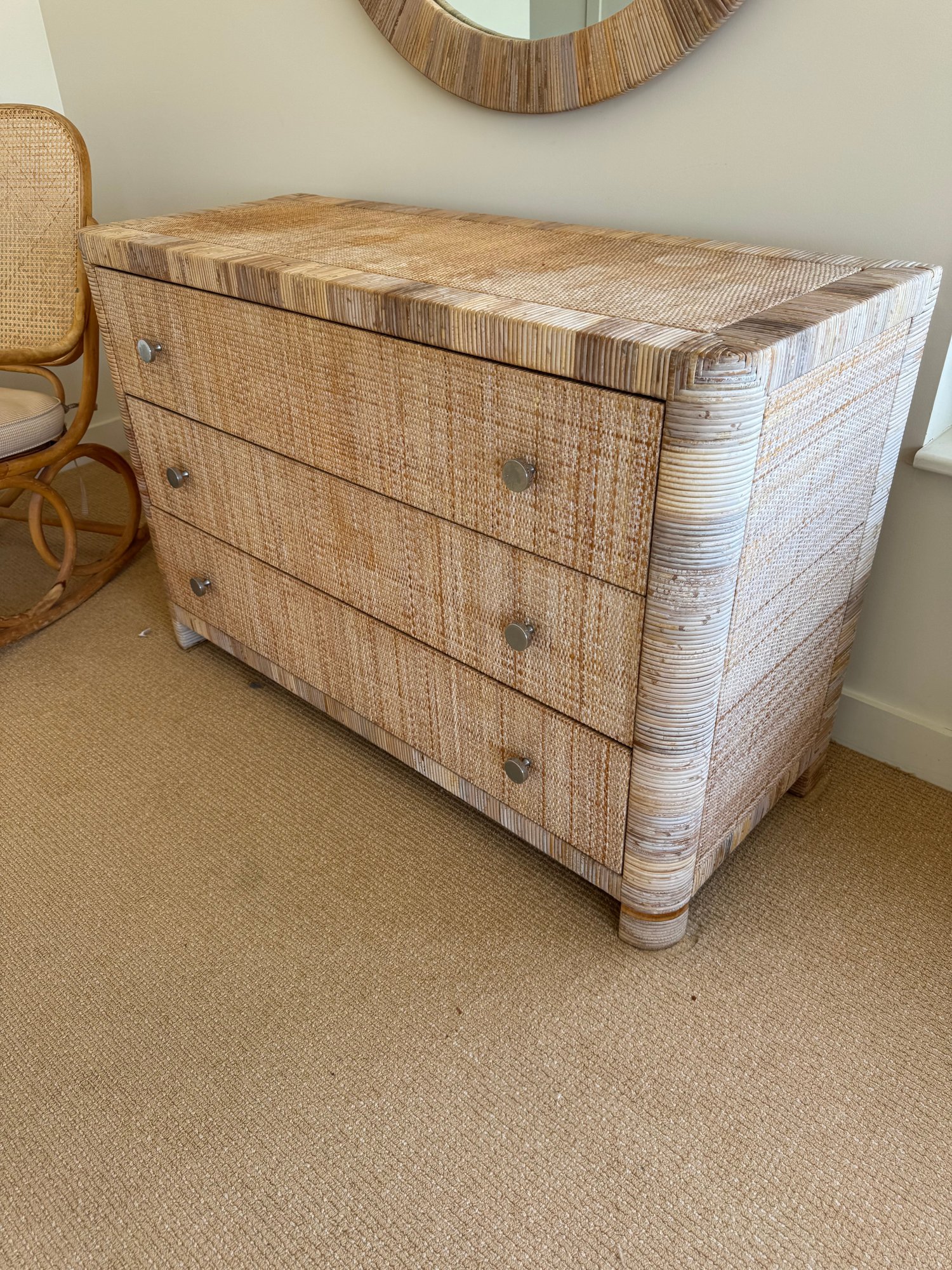 50" Rattan Bielecky Bros Rattan 3 Drawer Dresser #26631 | Auctionninja.com 50" Rattan Bielecky Bros Rattan 3 Drawer Dresser #26631 | Auctionninja.com