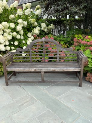 77' Teak Lutyens Garden Bench 1 Of 4 Available