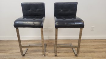 Pair Of Mid Century Modern Bar Stools