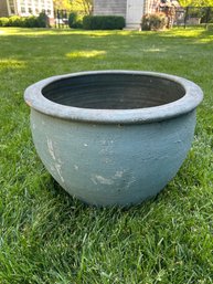 Painted Terra Cotta Planter