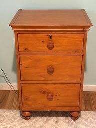 3 Drawer Pine Night Stand