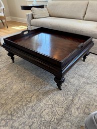Ralph Lauren Mahogany Coffee Table