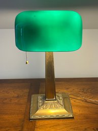 Vintage Glass Desk Lamp