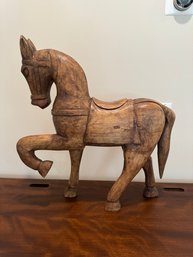 Carved Wood Horse