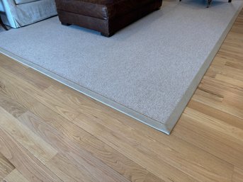 12x14 Natural Beige Wool Area Rug