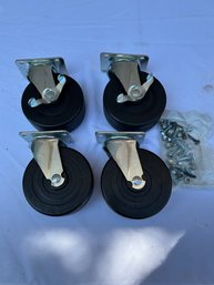 Set Of 4 Heavy Duty Gladiator Caster Wheels