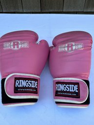 Pair Of Pink Ringside Boxing Gloves