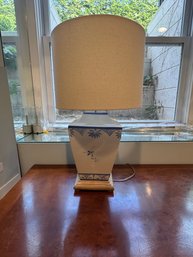 Blue And White Ceramic Table Lamp