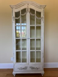 French Style Glass Door Cabinet