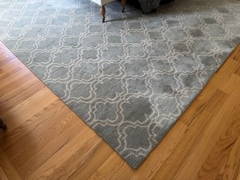 Pottery Barn 14x10 Blue Rug