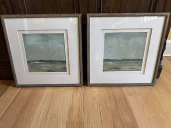 Pair Of Framed Seascapes