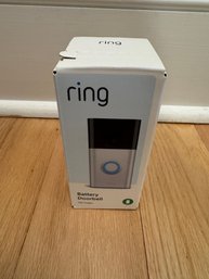 Ring Satin Nickel Door Bell **New In BOx
