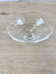 Steuben Glass Quatrefoil Console Bowl