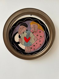 15' Sandra Magsamen Art Pottery Plate