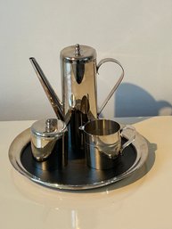 Tea Tray Set By Bermingham Silver Collection