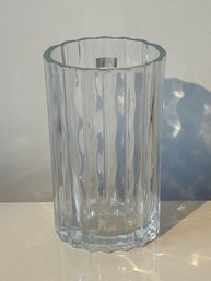 9' Waterford Marquis Ribbed Glass Vase