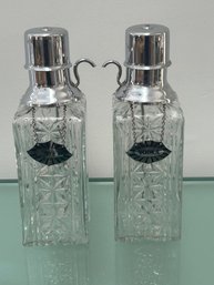 11' Vodka And Rye Crystal Decanters