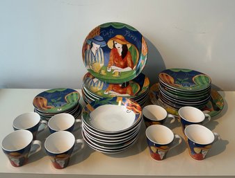 Sango Cafe Paris Set Of Dishes