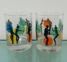 2 Playboy Rocks Glasses