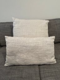 2 Restoration Hardware Throw Pillows