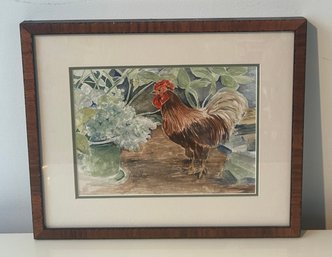18x15 Rooster By Susan M Hunt