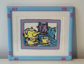 19x16 Signed And Numbered Lithograph By Mark Heusso 'tea For Two' 228x450