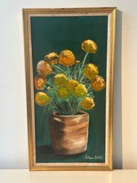 Oil On Canvas Still Life By Joanne Carter