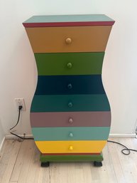 Wooden Rainbow Dresser