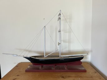 Vintage Wood Sailboat