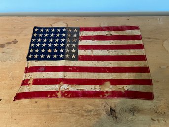 Antique 48 Star American Flag 16' X 11'