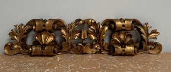 Antique Italian Carved Gilt Wood Architectural Fragment