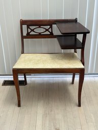 Vintage Telephone Chair And Table