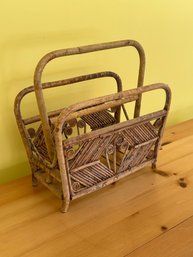 Bamboo Magazine Rack