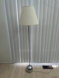 60' Vintage Chrome Floor Lamp