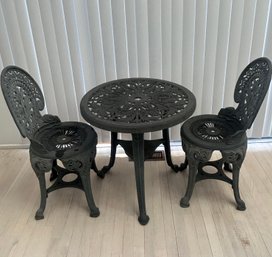 Composite Table And 2 Chairs